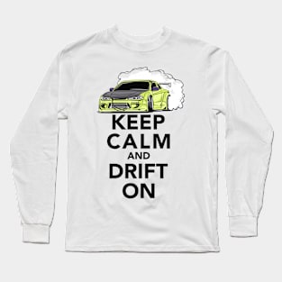 Keep Calm and Drift on Long Sleeve T-Shirt